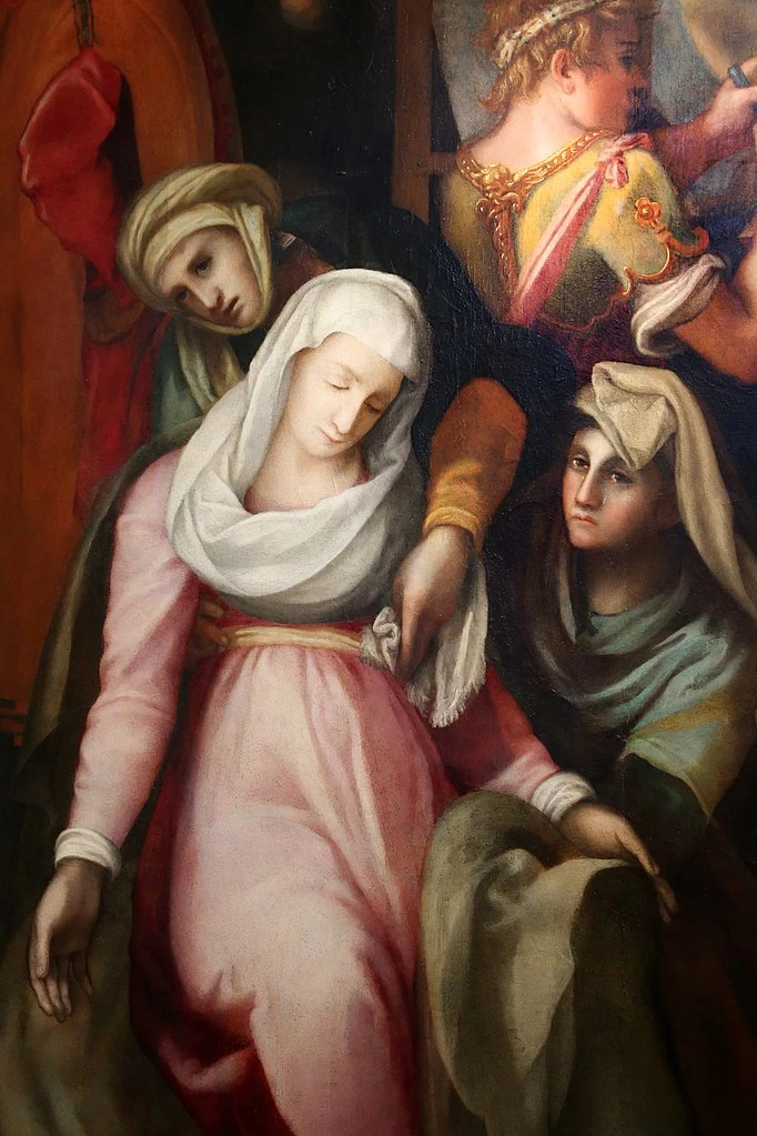 Deposizione di Cristo dalla croce - Galleria degli Uffizi, Firenze, dettaglio 1